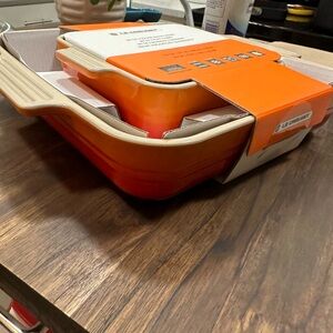 Le Creuset Square best Bakers dishes (Flame Orange)